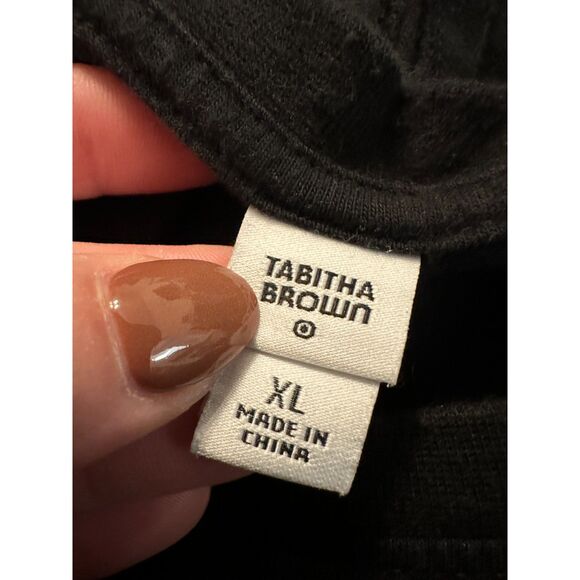 Tabitha Brown x Target Hello There Black Crop Top Size XL - Picture 4 of 5
